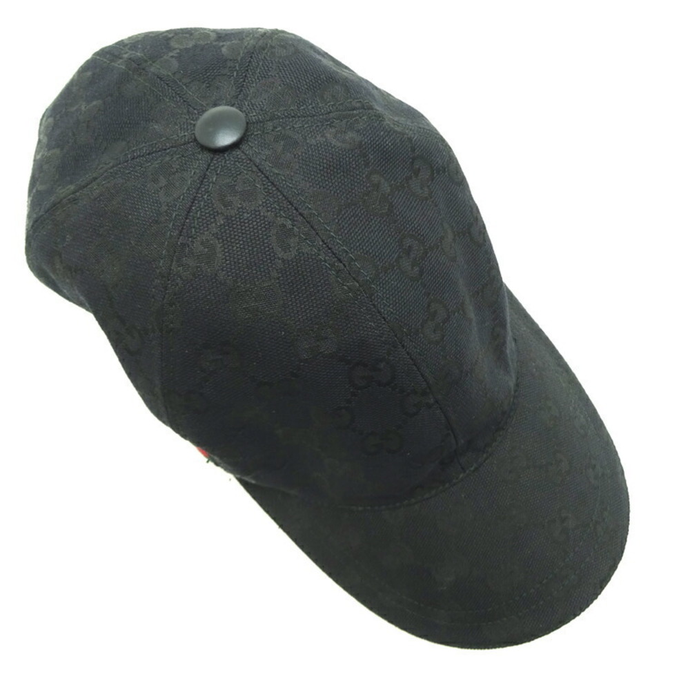 Gucci M Cap Gg Canvas Black - Gem